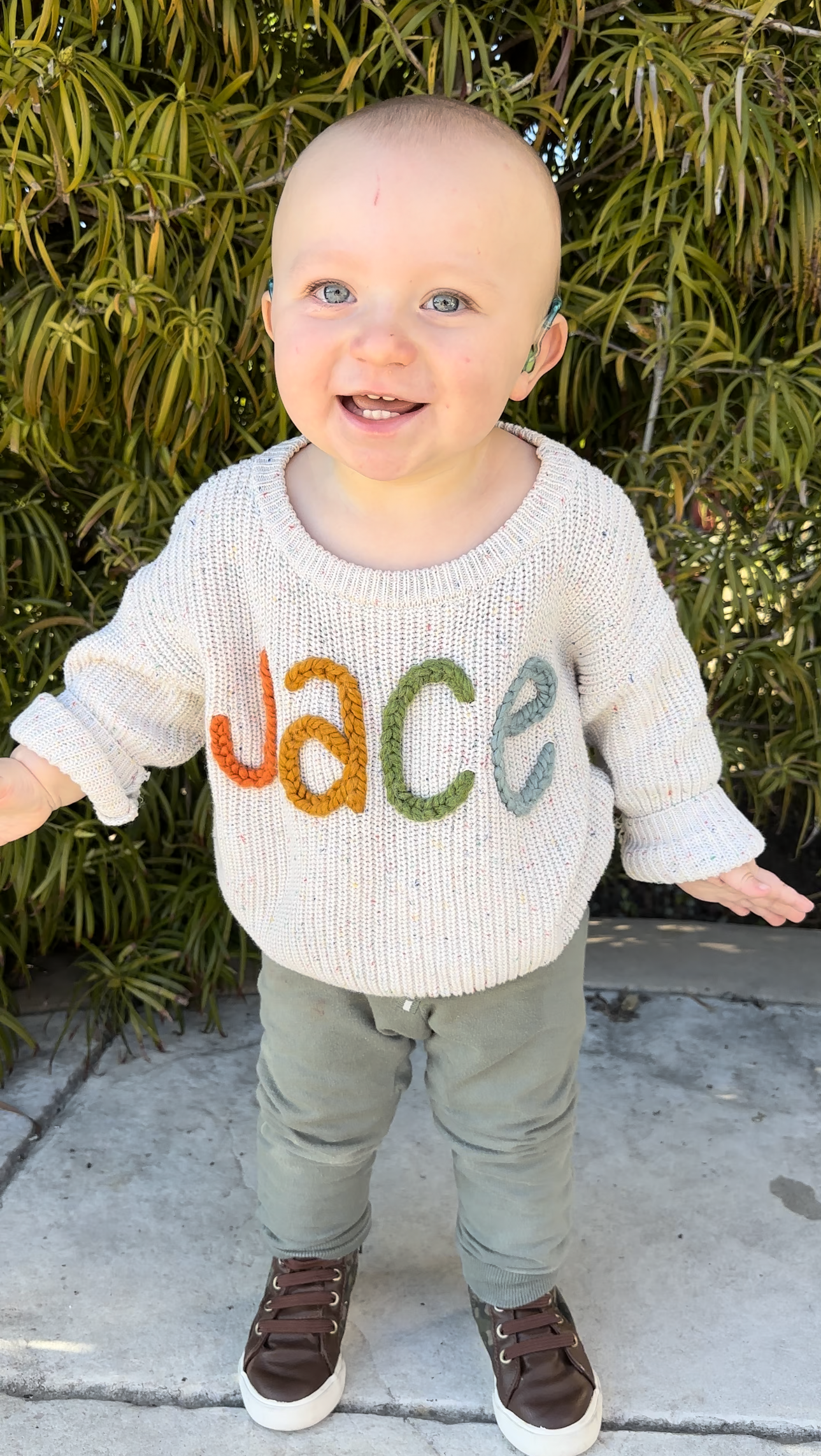 Personalized Kids' Sweaters with Custom Embroidery