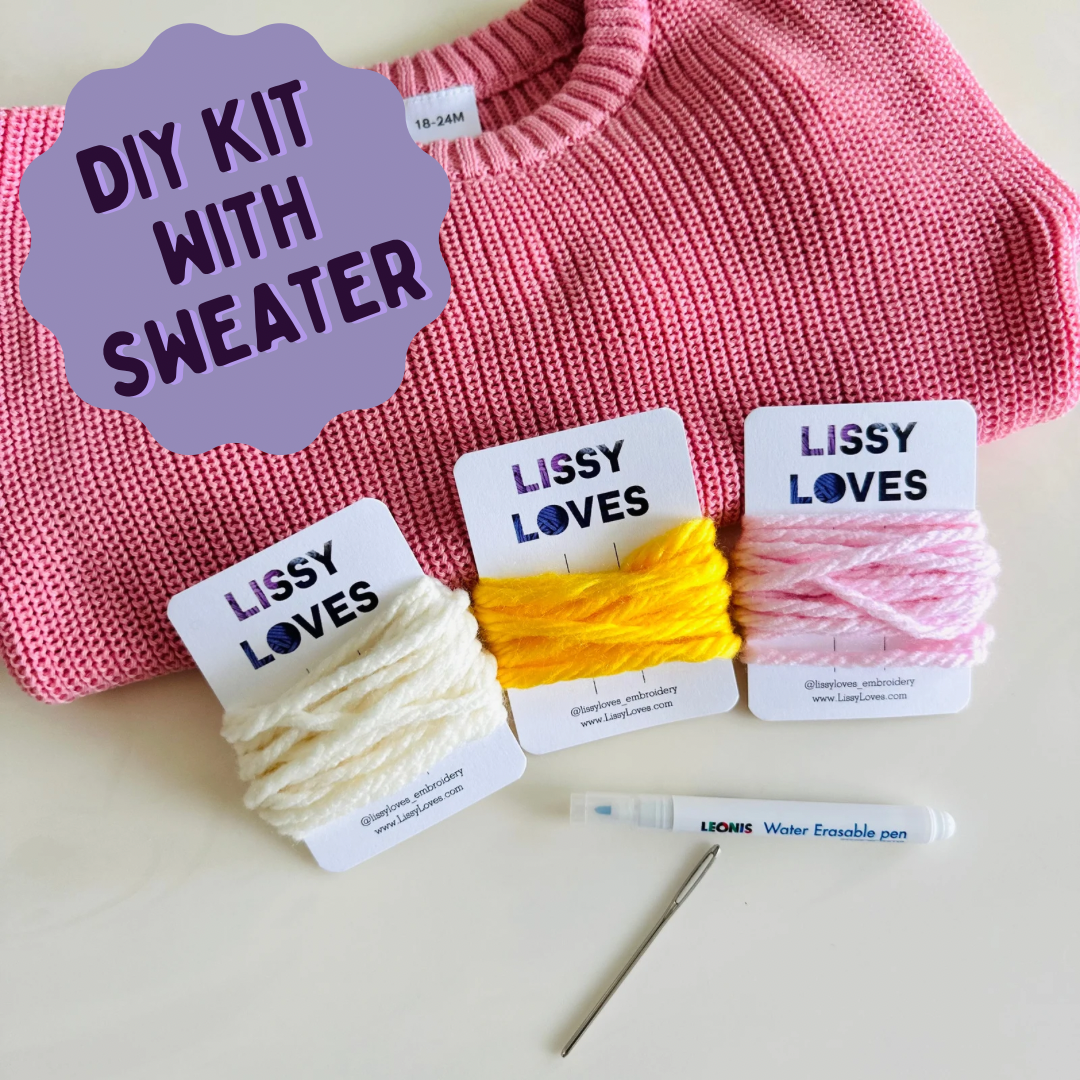 DIY Embroidery Kit With Sweater